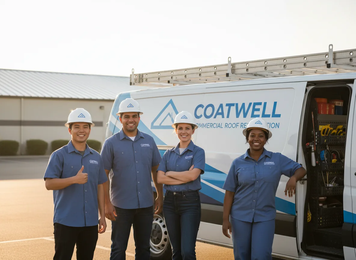 Commercial roof coating company in Eden, SD